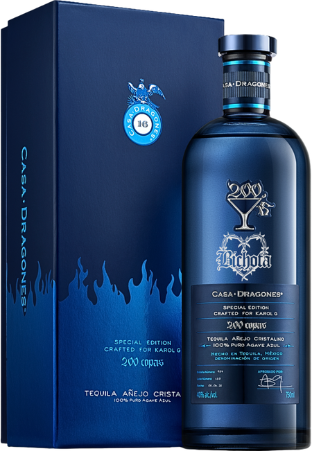 Casa Dragones 200 Copas Karol G Special Edition Añejo Cristalino Tequila