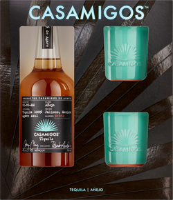 Casamigos Tequila Anejo With Two Glasses