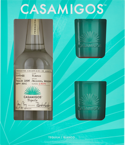 Casamigos Tequila Blanco with 2 Glasses