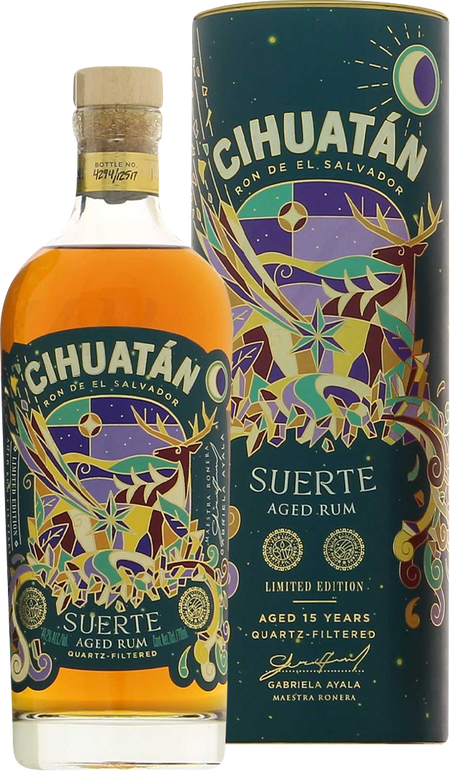 Cihuatan Suerte 15 Year Old Rum (700mL)