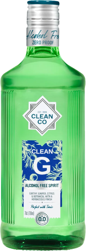 Clean Co 'Clean G' Non-Alcoholic Crisp Dry Botanical Spirit (700mL)