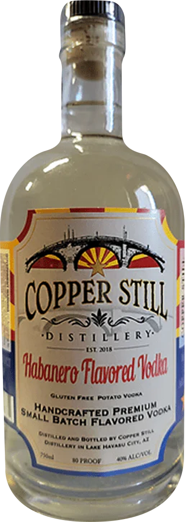 Copper Still Distillery Habanero Flavored Vodka