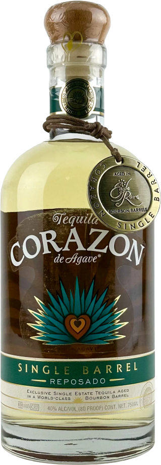 Corazon Single Barrel Eagle Rare Bourbon Barrel Aged Reposado Single Estate Tequila