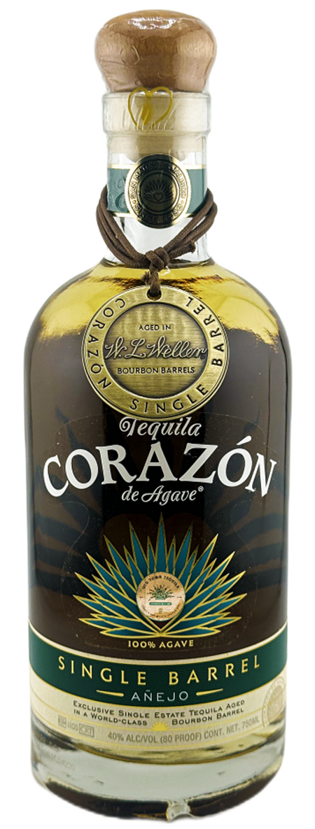 Corazon Single Barrel W.L. Weller Anejo Single Estate Tequila