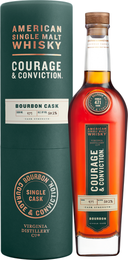 Courage & Conviction Bourbon Single Cask American Single Malt Whisky