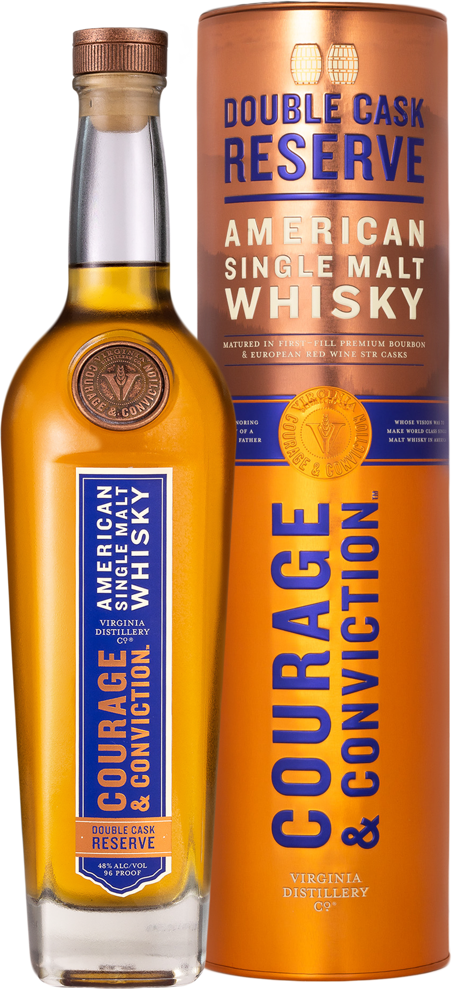 Courage & Conviction Double Cask Reserve American Single Malt Whisky.png
