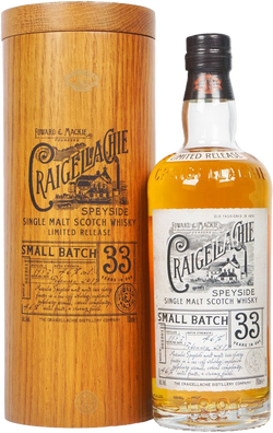 Craigellachie Small Batch 33 Year Old Limited Release Single Malt Scotch Whisky