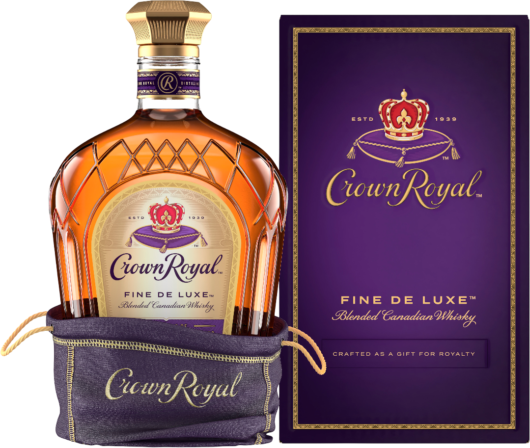 Crown Royal Fine De Luxe Blended Canadian Whisky (1L) » Buy Online