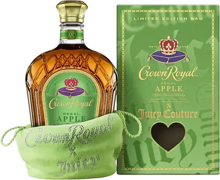 Crown Royal x Juicy Couture Apple Flavor Limited Edition Bag