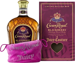 Crown Royal x Juicy Couture Blackberry Flavor Limited Edition Bag