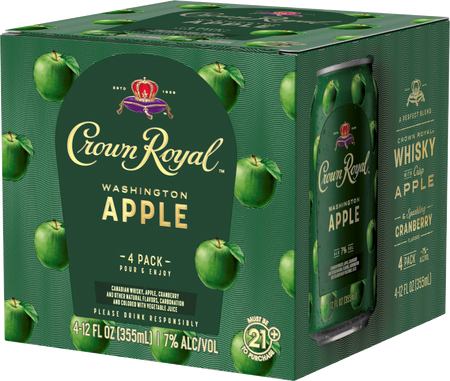 Crown Royal Washington Apple Cocktail (354mL)