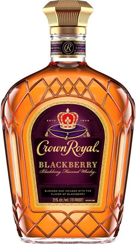 Crown Royal Limited Edition Blackberry Flavored Whisky (1L)
