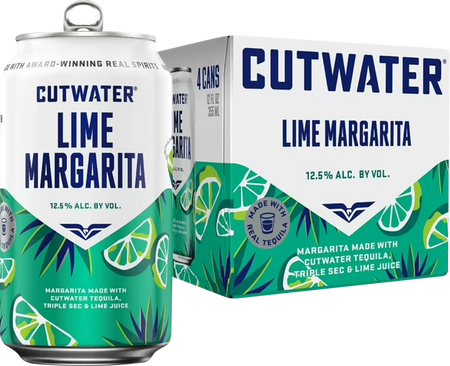Cutwater Spirits Tequila Margarita Lime Cocktail (354mL)