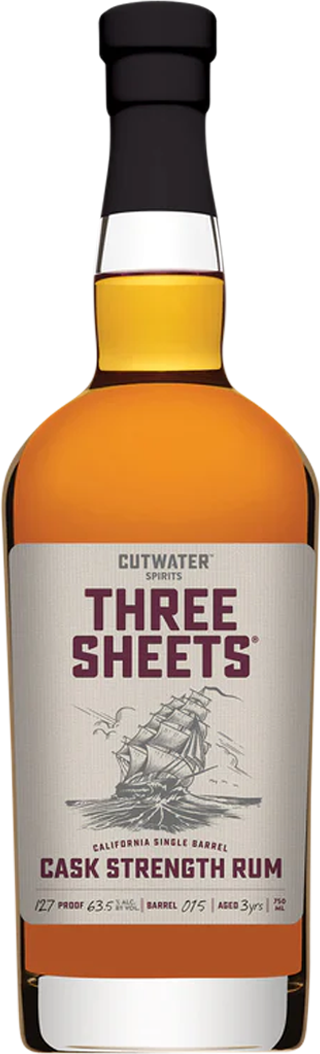 Cutwater Spirits 'Three Sheets' Cask Strength Rum