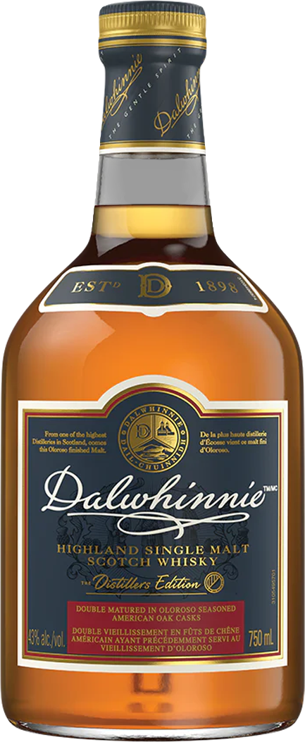 Dalwhinnie Distillers Edition Double Matured Oloroso Sherry Cask Wood Single Malt Scotch Whisky