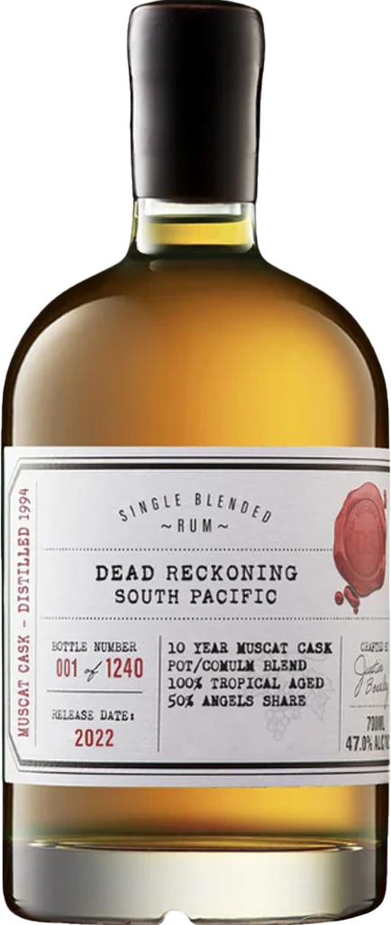 Dead Reckoning Rum South Pacific 10 Year Old Muscat Cask Single Blended Rum (700mL)