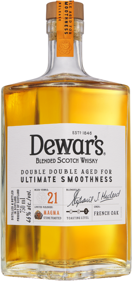 Dewar's Double Double Magma Stone Toasted 21 Year Old Blended Scotch Whisky