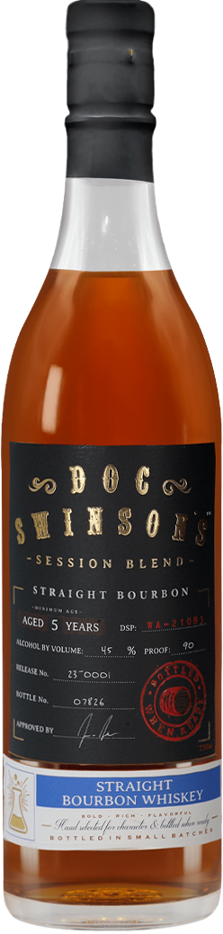 Doc Swinson's Session Blend 5 Year Old Straight Bourbon Whiskey