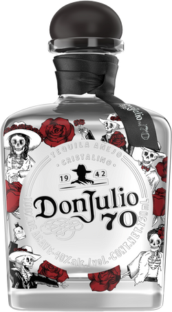 Don Julio 70 Willy Chavarria Día de los Muertos Edition Añejo Cristalino Tequila