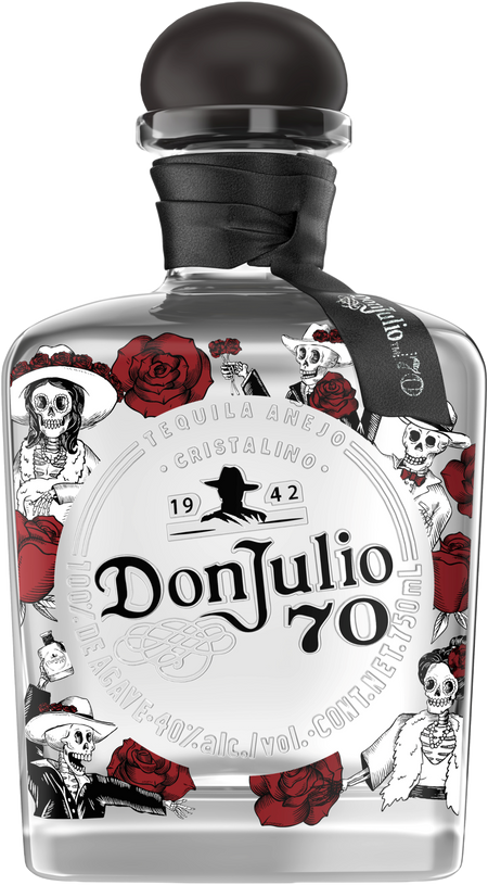 Don Julio 70 Willy Chavarria Día de los Muertos Edition Añejo Cristalino Tequila