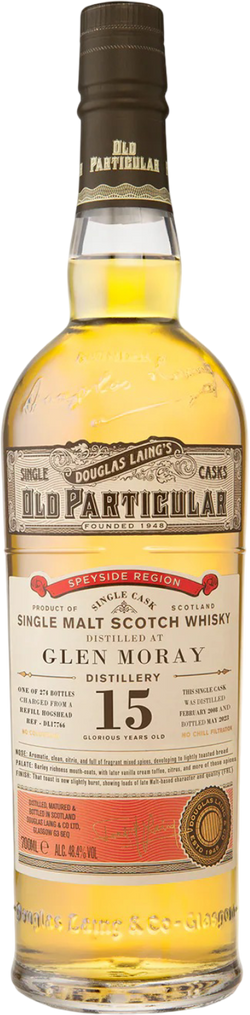 Douglas Laing Old Particular Glengoyne 15 Year Old Single Cask Single Malt Scotch Whisky (700mL)