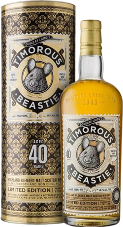 Douglas Laing Timorous Beastie Limited Edition 40 Year Old Blended Malt Scotch Whisky (700mL)