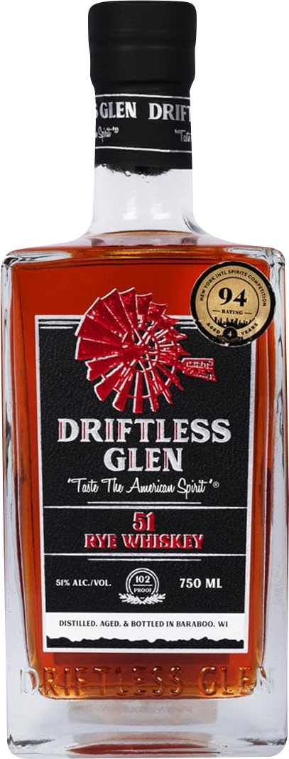 Driftless Glen 51 Rye Whiskey
