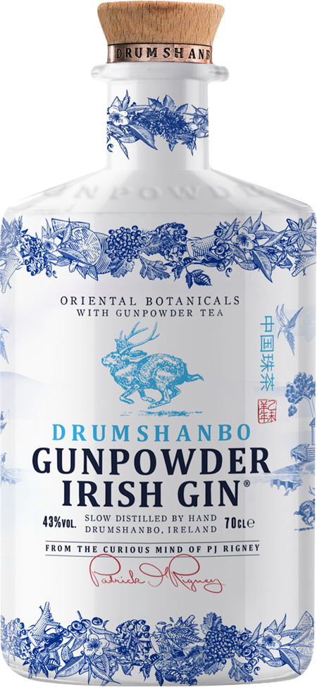 Drumshanbo Gunpowder Ceramic Bottle Irish Gin