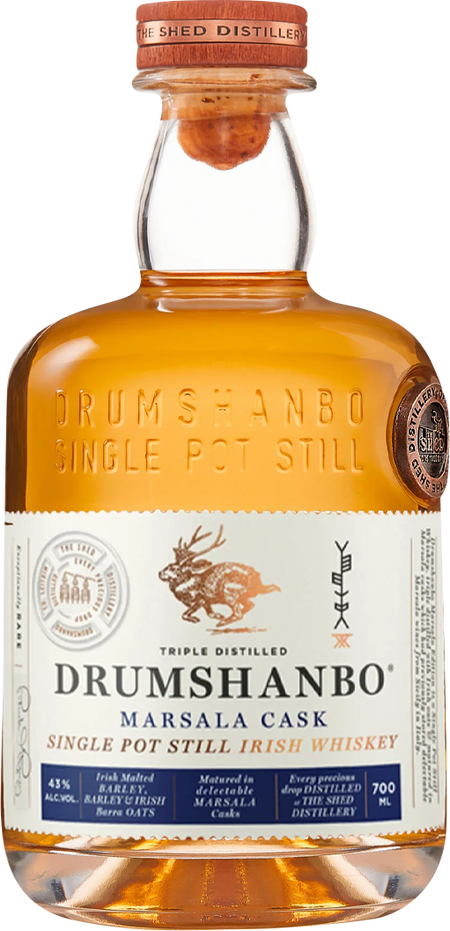 Drumshanbo Marsala Cask Single Pot Still Irish Whisky (700mL)