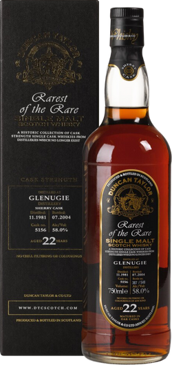Duncan Taylor 'Rarest of the Rare' 1981 Glenugie 22 Year Old Single Malt Scotch Whisky