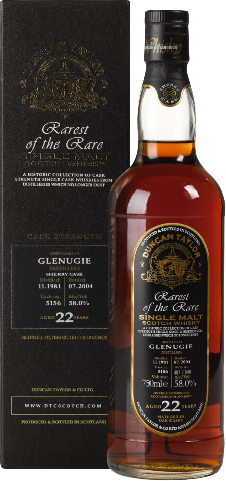 Duncan Taylor 'Rarest of the Rare' 1981 Glenugie 22 Year Old Single Malt Scotch Whisky