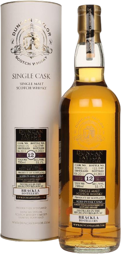 Duncan Taylor Single Cask Royal Brackla 12 Year Old 2011 Single Malt Scotch Whisky (700mL)
