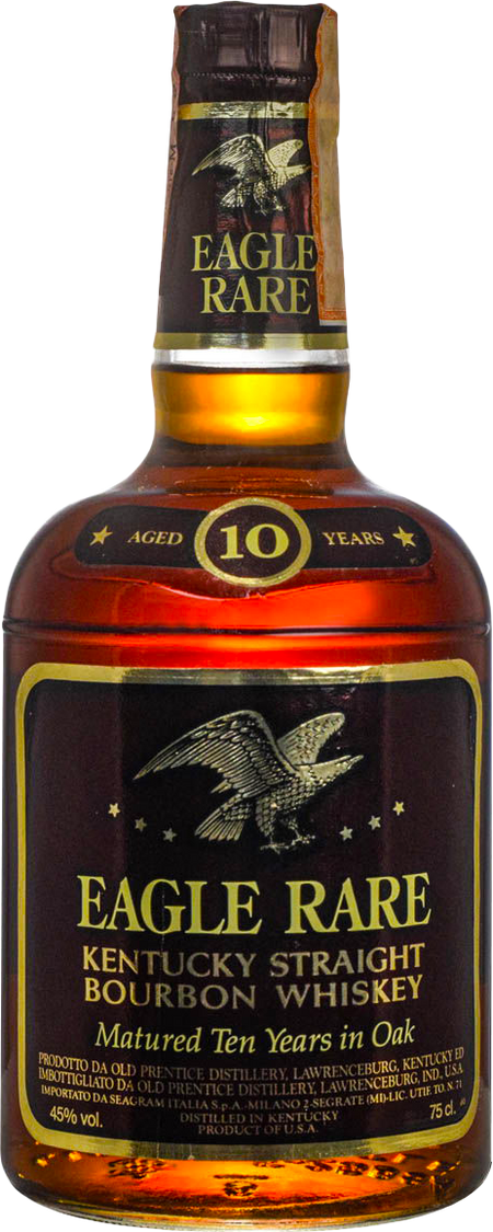 Eagle Rare 10 Years Old 1980s Kentucky Straight Bourbon Whiskey