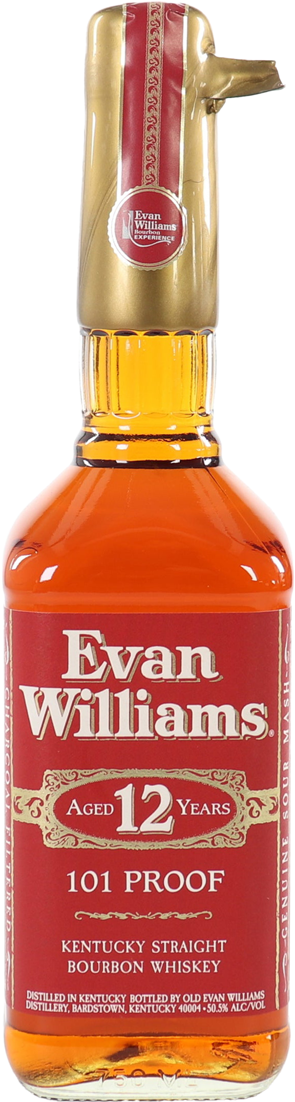 Evan Williams Red Label 12 Year Old Kentucky Straight Bourbon Evan Williams Red Label 12 Year Old Kentucky Straight Bourbon