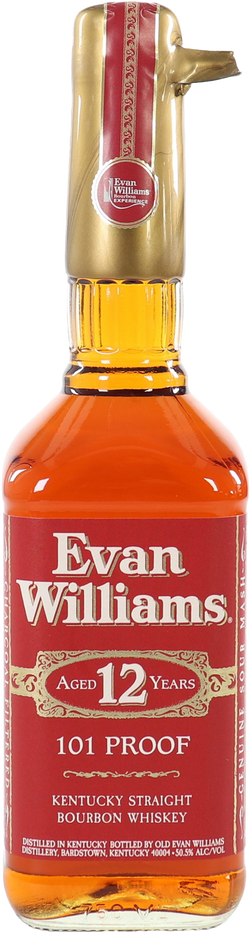 Evan Williams Red Label 12 Year Old Kentucky Straight Bourbon Whiskey