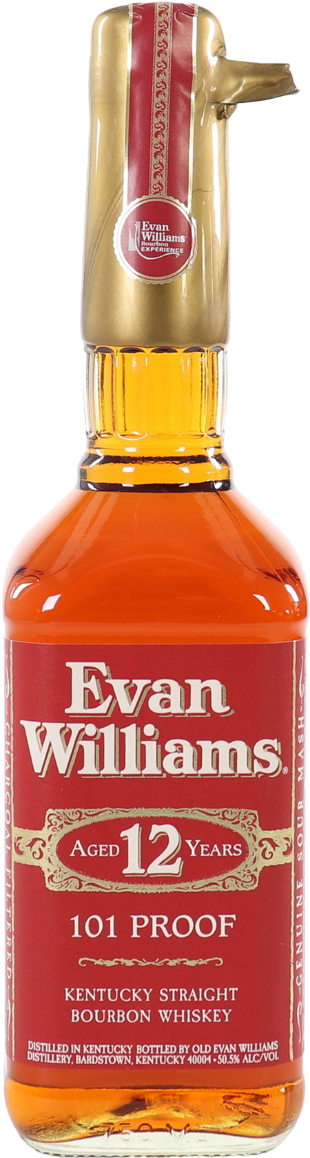 Evan Williams Red Label 12 Year Old Kentucky Straight Bourbon Whiskey