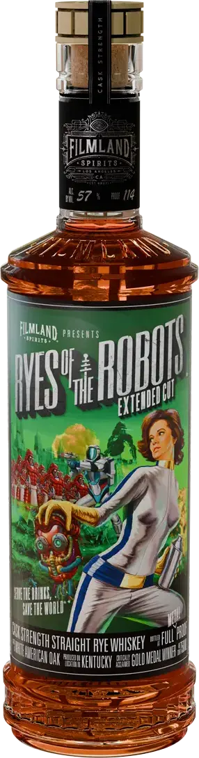 Filmland Ryes of the Robots Extended Cut Cask Strength Straight Rye Whiskey