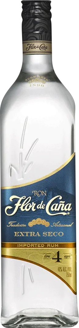 Flor de Cana Extra Dry - Seco 4 Year Old White Rum (1L)