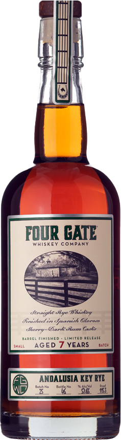Four Gate 7 Year Old Batch 25 Andalusia Key Rye Whiskey