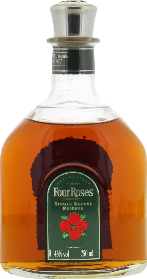 Four Roses Single Barrel Reserve 1990s Vintage Bourbon Whiskey Four Roses Single Barrel Reserve 1990s Vintage Bourbon Whiskey