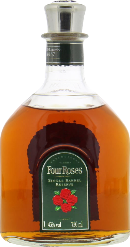 Four Roses Single Barrel Reserve 1990s Vintage Bourbon Whiskey