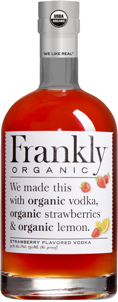 Frankly Organic Strawberry Flavored Vodka