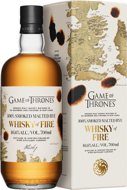 Kyrö x Game of Thrones 'Whisky of Fire' Rye Whisky (700mL)