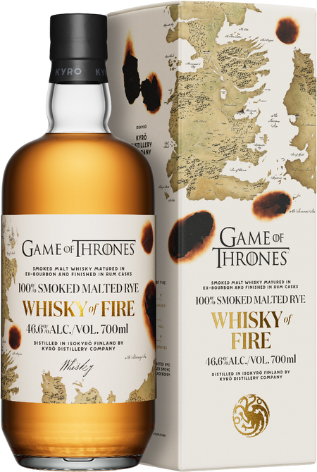 Kyrö x Game of Thrones 'Whisky of Fire' Rye Whisky (700mL)