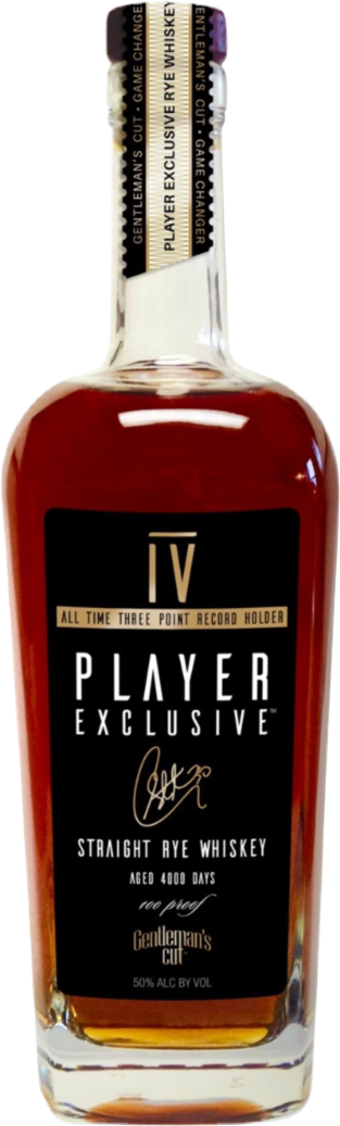 Gentleman's Cut Player Exclusive IV Edition Straight Rye Whiskey