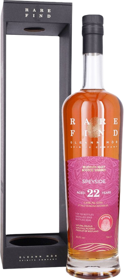 Gleann Mór Rare Find Speyside 22 Year Old 2003 Blended Malt Scotch Whisky (700mL)