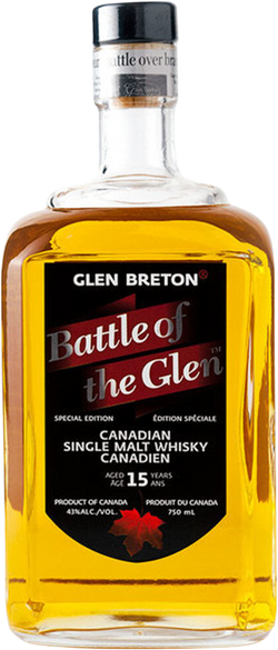 Glen Breton Battle of the Glen 15 Years Old Canadian Single Malt Whisky