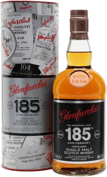 Glenfarclas 185th Anniversary Single Malt Scotch Whisky (700mL