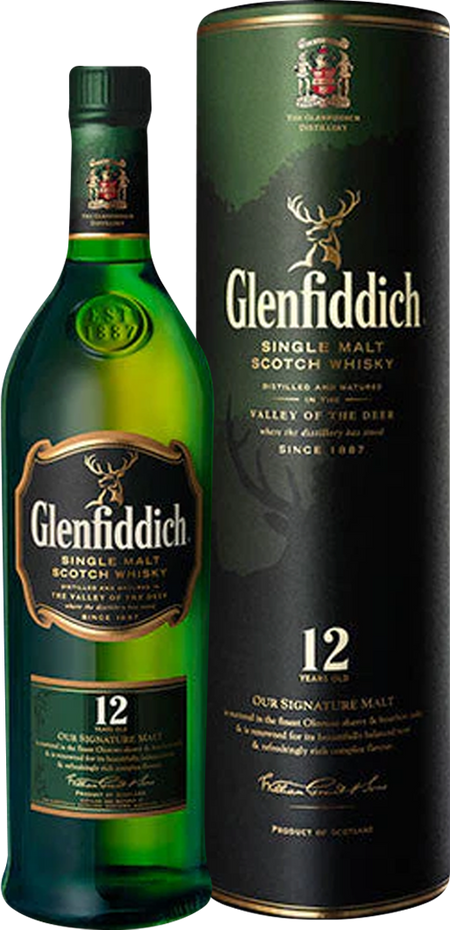 Glenfiddich 12 Year Old Single Malt Scotch Whisky (1.75L)