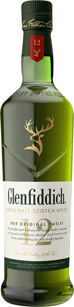 Glenfiddich 12 Year Old Single Malt Scotch Whisky